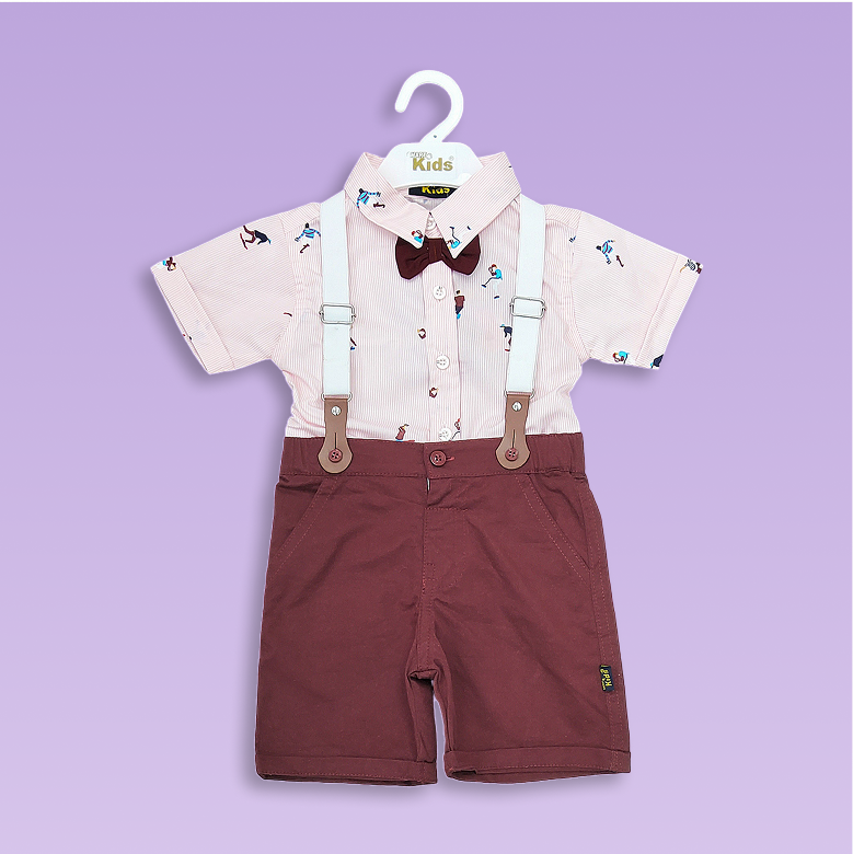 Bowtie & Suspender Set